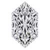 Elongated Hexagon diamond shape