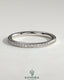 Kynora CJ Classic Bead Set Micropave Band wedding ring with delicate bead detailing and sparkling micropave setting.
