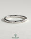 Kynora CJ Classic Clustered Hammer Set wedding band featuring a textured design and elegant craftsmanship.