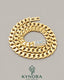 Kynora Jewels 18-inch 10mm Moissanite Miami Cuban chain in sterling silver, featuring customized clasp and plain design.