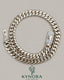14mm Moissanite diamond gold Miami Cuban chain by Kynora Jewels, 18-inch sterling silver hiphop chain with customized clasp.