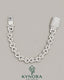 Kynora Jewels 10MM VVS1 Moissanite diamond infinity bracelet featuring a sleek hip-hop style design with sparkling stones.