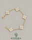 VVS Lab Diamond sterling silver hip hop bracelet by Kynora Jewels featuring intricate design and sparkling diamonds.