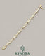 Kynora Jewels 12mm moissanite diamond hip-hop bracelet with 925 silver wire, showcasing a bold, stylish jewelry piece.