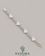 Men's 12mm VVS Moissanite Heart Cuban bracelet by Kynora Jewels, hip-hop style jewelry featuring sparkling moissanite stones.