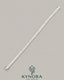 6mm diamond-studded sterling silver tennis bracelet by Kynora Jewels, featuring a hip-hop style design.