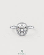 Vintage milgrain bezel cushion moissanite engagement ring in 925 silver with intricate detailing and elegant design.