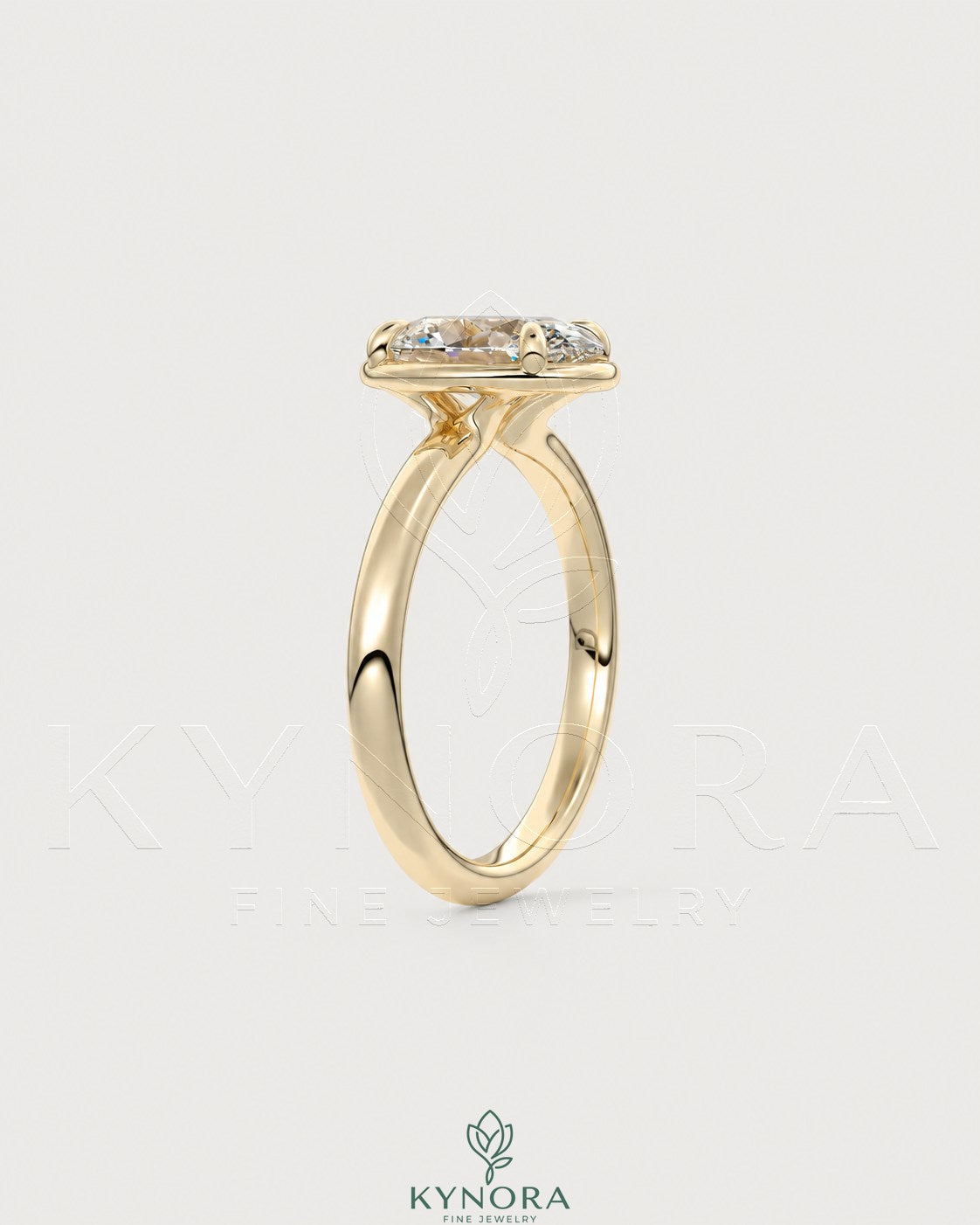 Oval moissanite bezel solitaire engagement ring in 925 silver, showcasing a sparkling center stone and sleek band design.