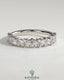 Kynora CJ wedding band with angled marquise and round accent stones, elegant and sparkling gold ring for special occasions
