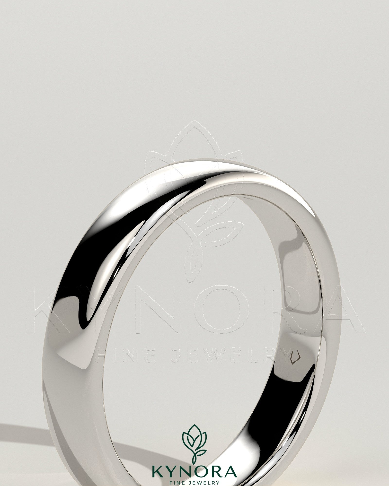 Cigar Band Wedding Ring Secondary image