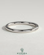 Kynora CJ classic micropave bead set wedding band with intricate beaded design, crafted for elegant wedding jewelry.