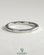 Kynora CJ classic wedding band hammer set with smooth gold finish, ideal for wedding ring or special occasion jewelry.