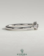 Kynora CJ Kite Accent Stone open band wedding ring with sparkling stones and sleek design, perfect for special occasions.