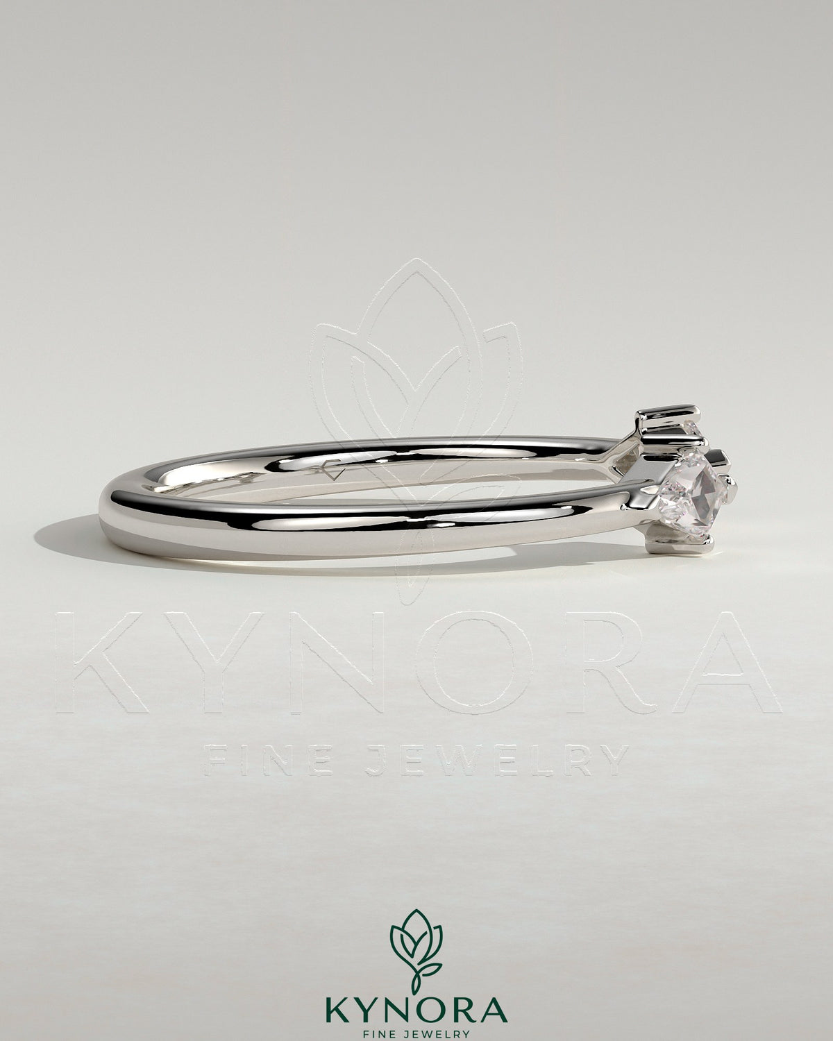 Kynora CJ Kite Accent Stone open band wedding ring with sparkling stones and sleek design, perfect for special occasions.