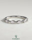 Kynora CJ Marquise Accent Stone Wedding Ring featuring marquise-shaped stones on a sleek wedding band design.