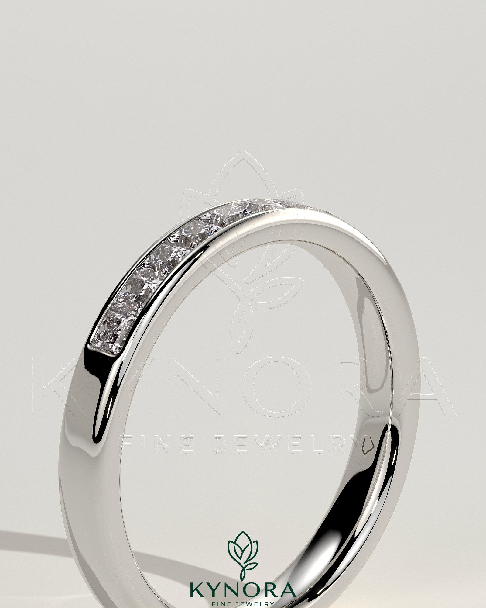 Princess Princess Channel Set Wedding Ring Imagen secundaria del producto