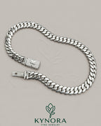 14mm customized Moissanite diamond Miami Cuban chain in 925 sterling silver, hiphop style jewelry by Kynora Jewels