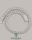 Sterling silver Miami Cuban link chain with 14mm VVS moissanite diamonds, custom lock, hip-hop jewelry by Kynora Jewels