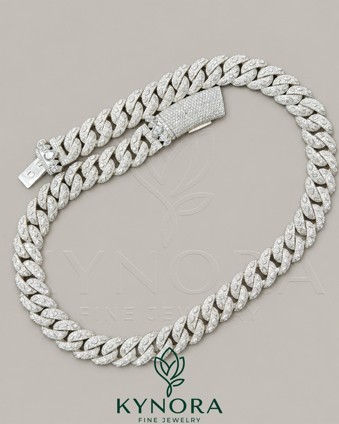 16mm VVS Moissanite Custom Miami Cuban Necklace Secondary image