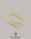 14K yellow gold plated sterling silver vermeil rope chain necklace, hip-hop style, by Kynora Jewels.