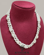 VVS moissanite diamond white gold Miami Cuban chain by Kynora Jewels, 18-inch sterling silver hip-hop chain with customized design