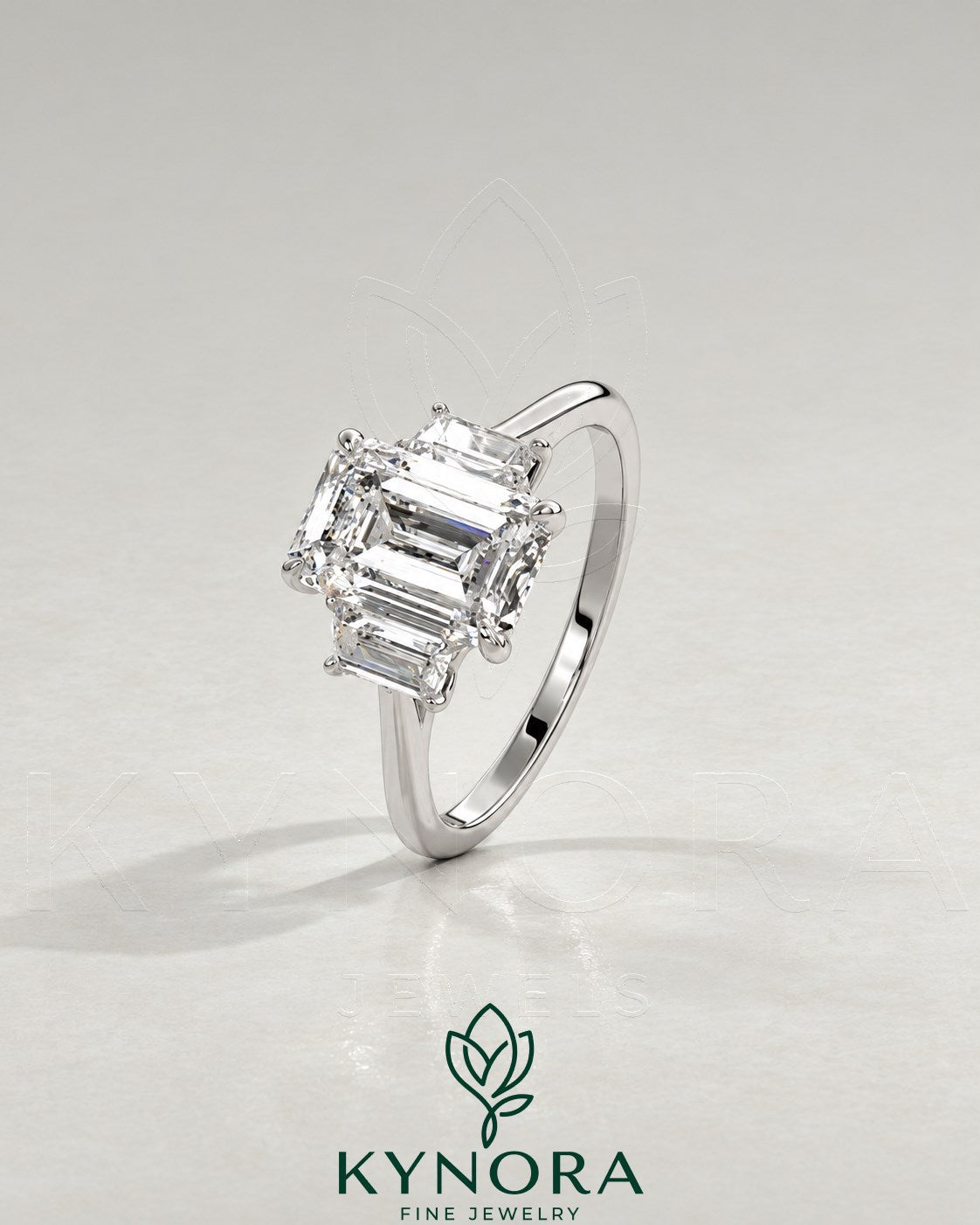 2-karätiger Solitär-Verlobungsring mit birnenförmigem Diamanten in Ost-West-Ausrichtung, Krappenfassung und geschwungener Ringschiene