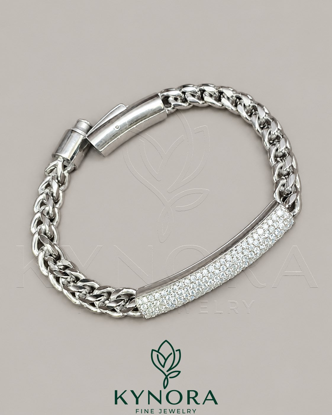 VVS Lab Diamond With 925 Sterling Silver Bracelet For Unisex Secondary image