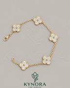 VVS Lab Diamond sterling silver hip hop bracelet by Kynora Jewels featuring intricate design and sparkling diamonds.