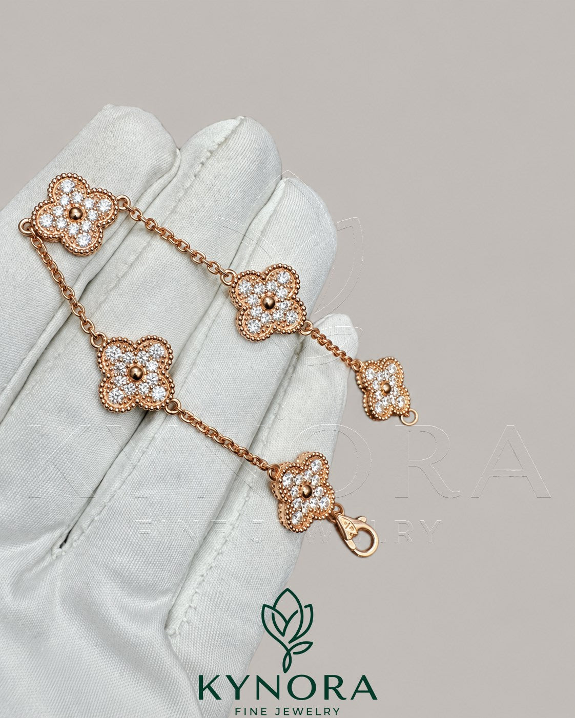 VVS Lab Diamond 925 Silver Hiphop Bracelet by Kynora Jewels featuring sparkling lab-grown diamonds and intricate silver design.