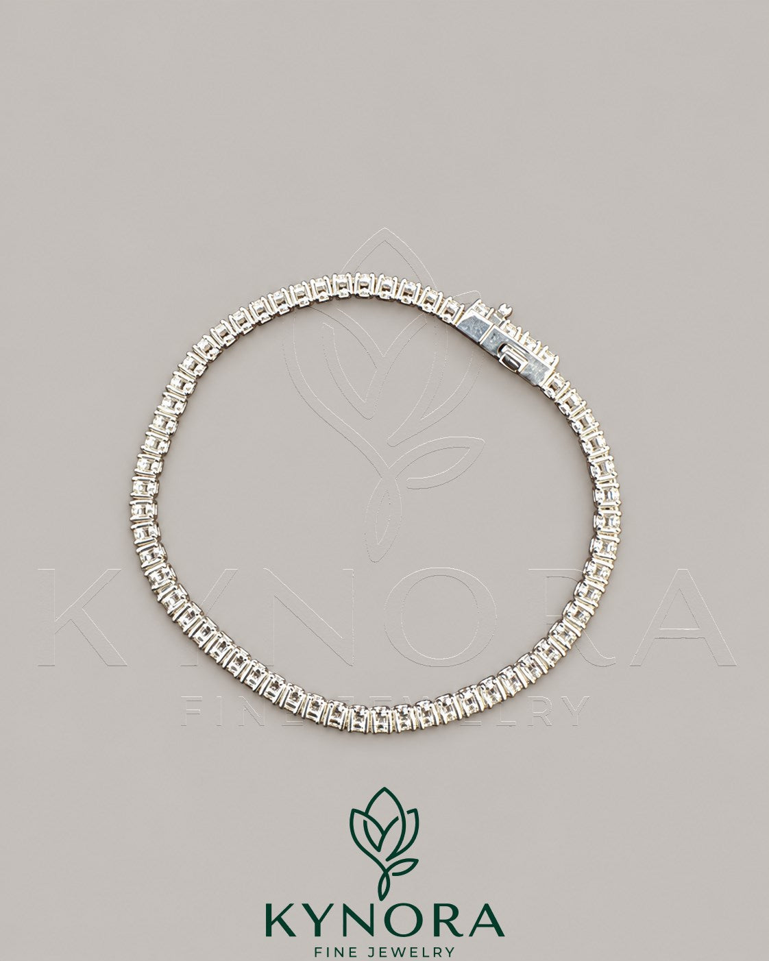 3 MM VVS Moissanite Diamonds Eternity Tennis Bracelet Secondary image