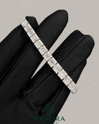6mm diamond tennis bracelet by Kynora Jewels featuring sterling silver and hip-hop style design with sparkling diamonds.